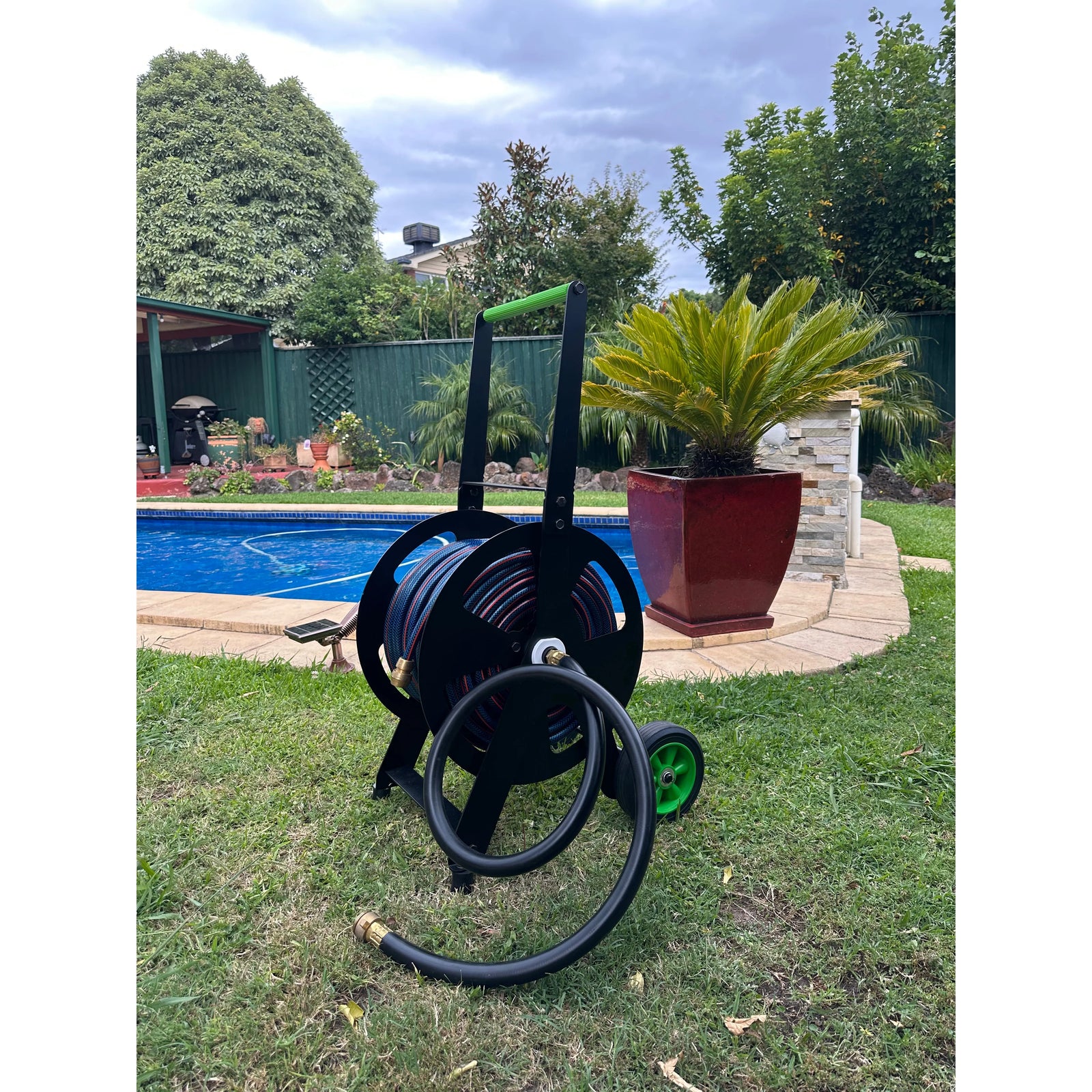 ZORRO Pro Industrial Hose Cart and Ozflex Hose Bundle