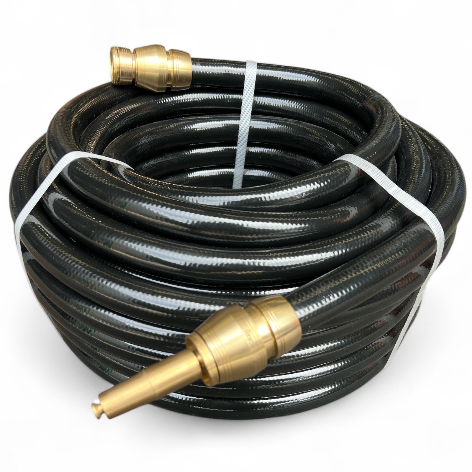 Heavy Duty Water Hose 19mm x 50m with Brass Fitting Set Clearance Stock