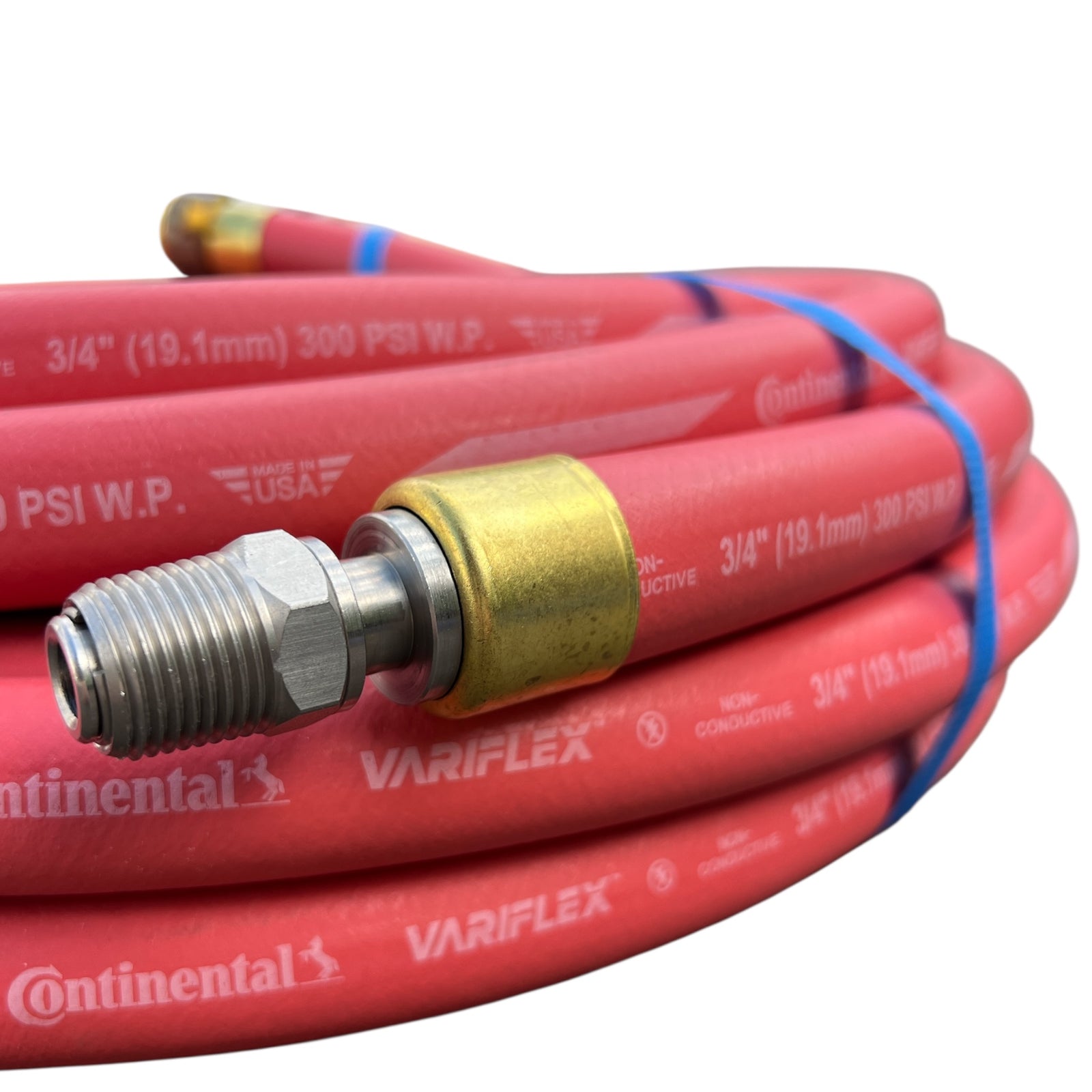 CONTINENTAL Red Variflex Hot Water hose with Fittings 20mm