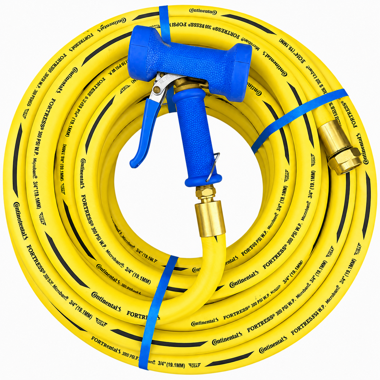 Continental Fortress High Temp Hose Ss or Brass Fittings Assembly
