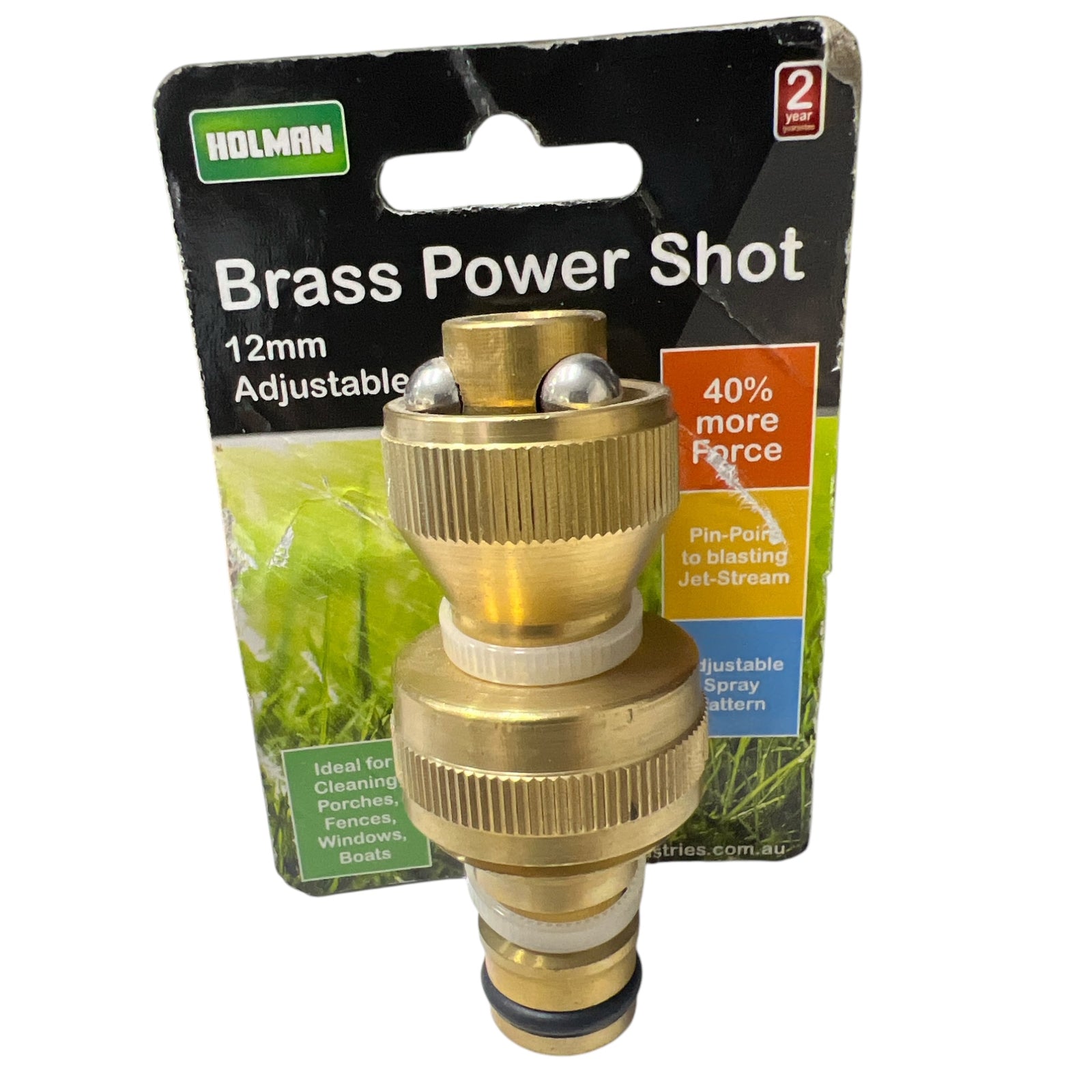 Holman Brass Power shot Nozzle 12mm