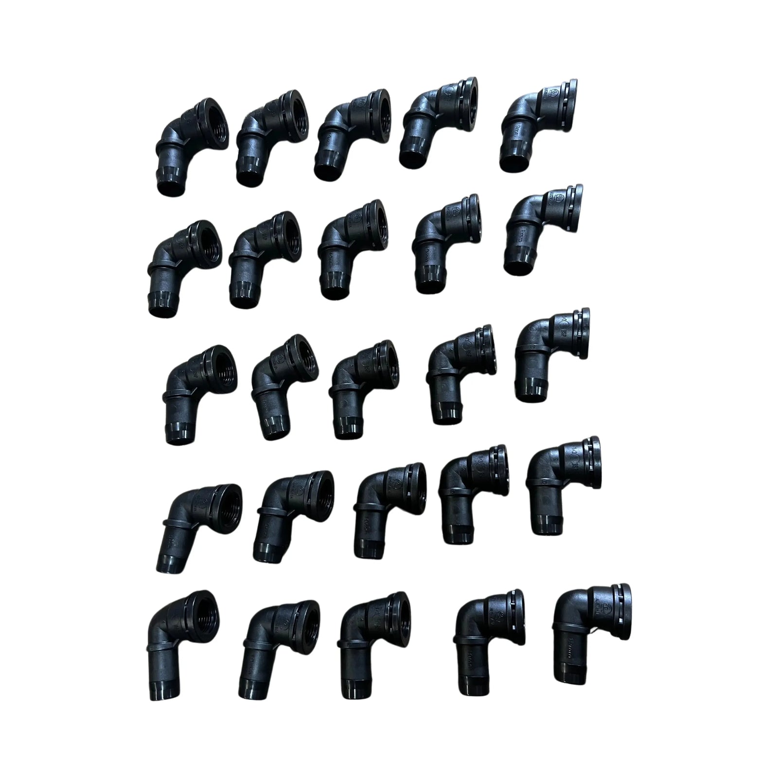 Antelco 19mm Barbed Elbow with 1/2" Female BSP Thread for Poly Pipe