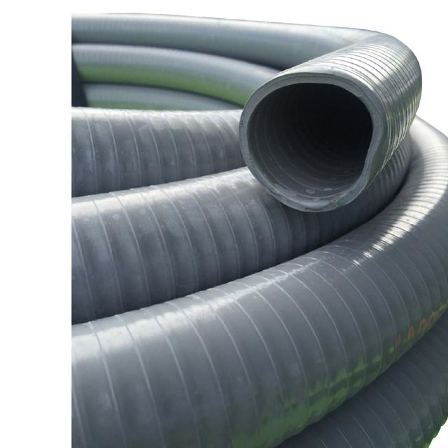 Grey PVC Suction, Delivery Airseeder Hose
