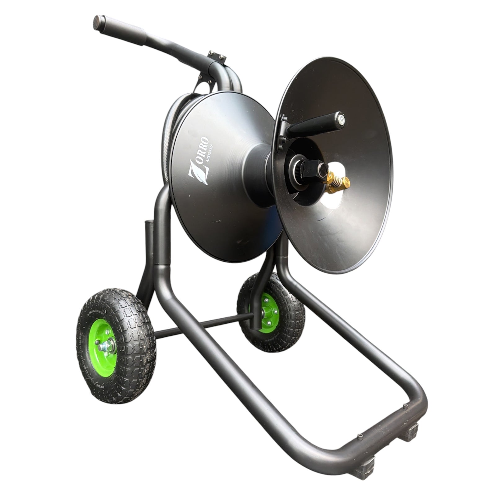 ZORRO Heavy Duty Steel 2-Wheel Steel Hose Reel Cart – Limited Edition