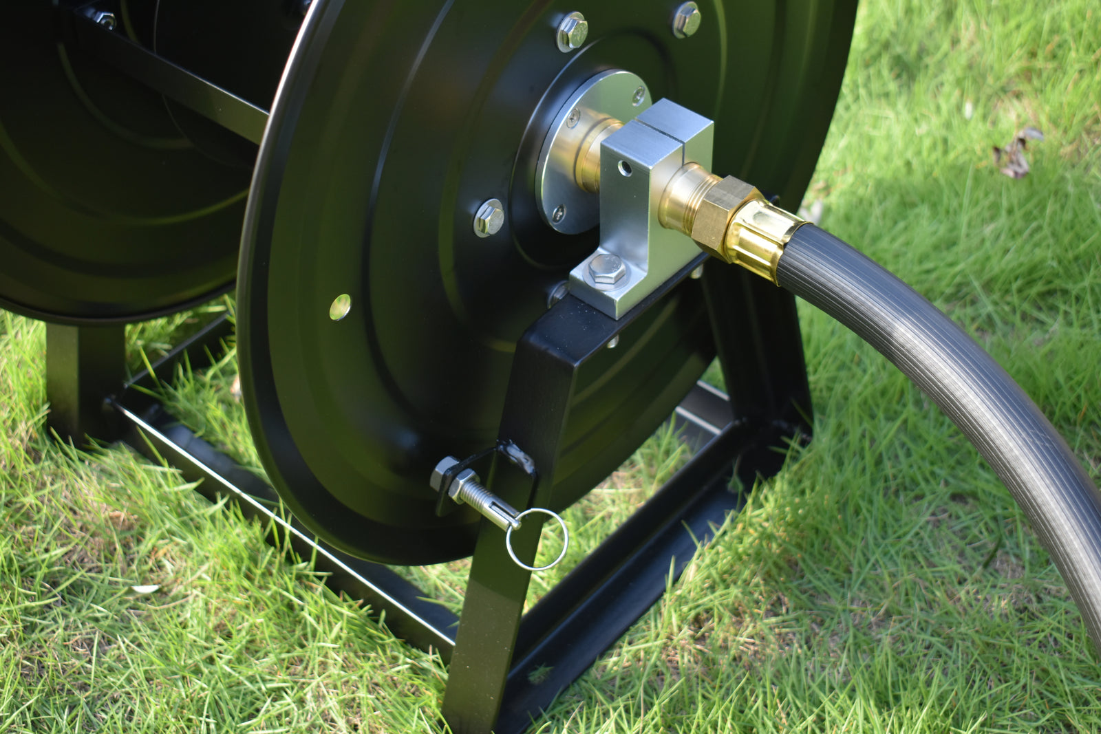 ZORRO Powder Coated Mountable Hose Reel with Stopper