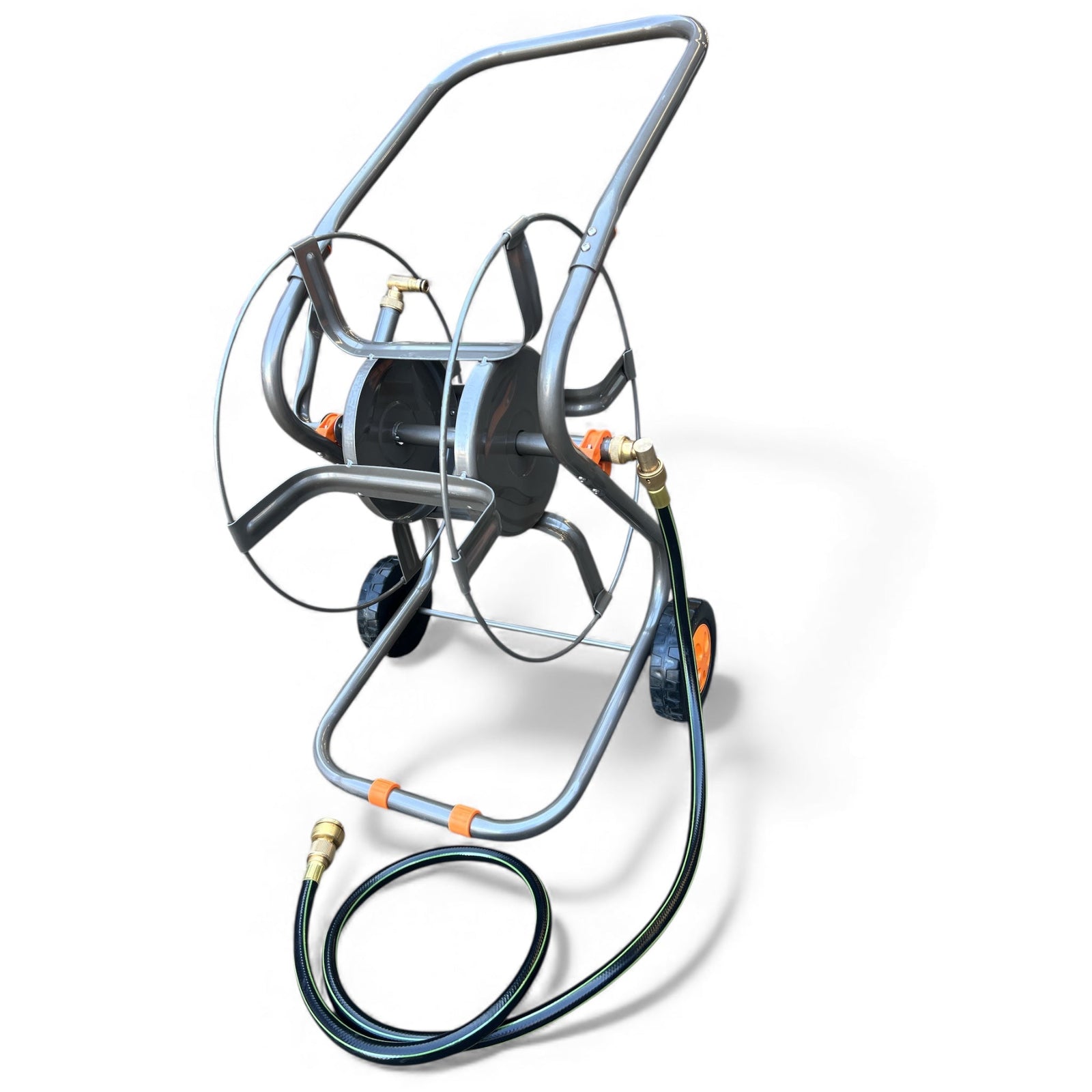 Aifa Steel 2 Wheel Hose Cart with extension Hose 12mm - Hose Factory
