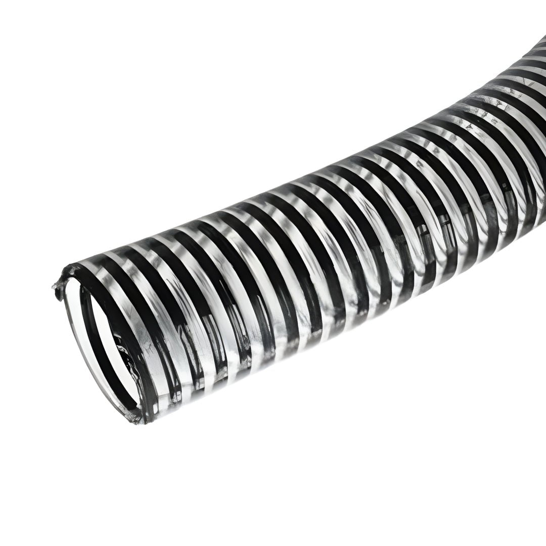 BARFELL Clear Black Air Seeder Suction Hose - Hose Factory