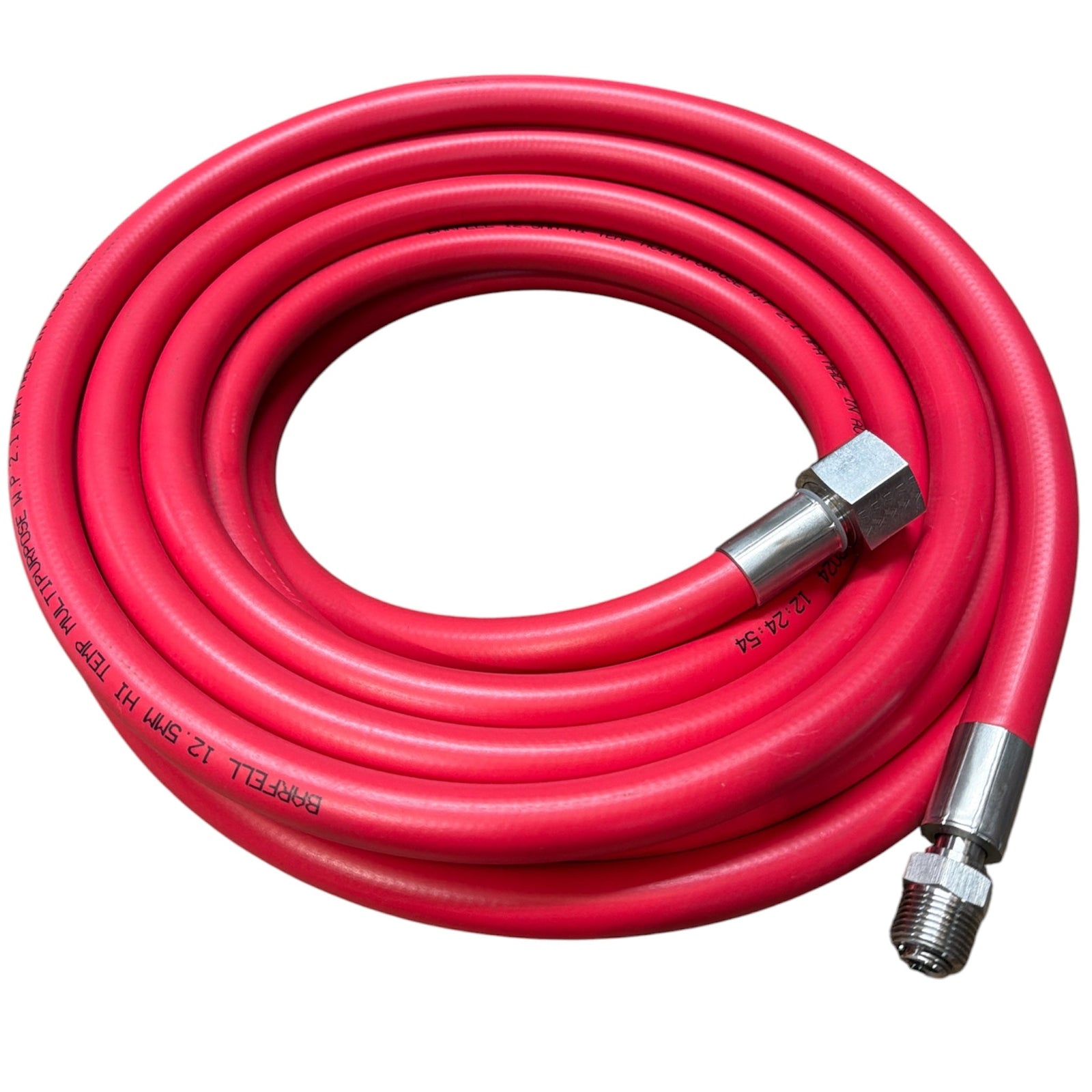 Barfell High Temperature Hose with Stainless Steel Fittings 12.5mm - Hose Factory