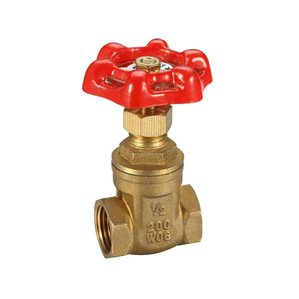 Brass Gate Valves Red - General Purpose - Hose Factory