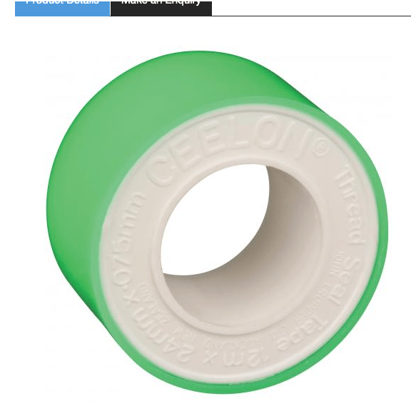 Ceelon PTFE Thread Seal Tape - Hose Factory