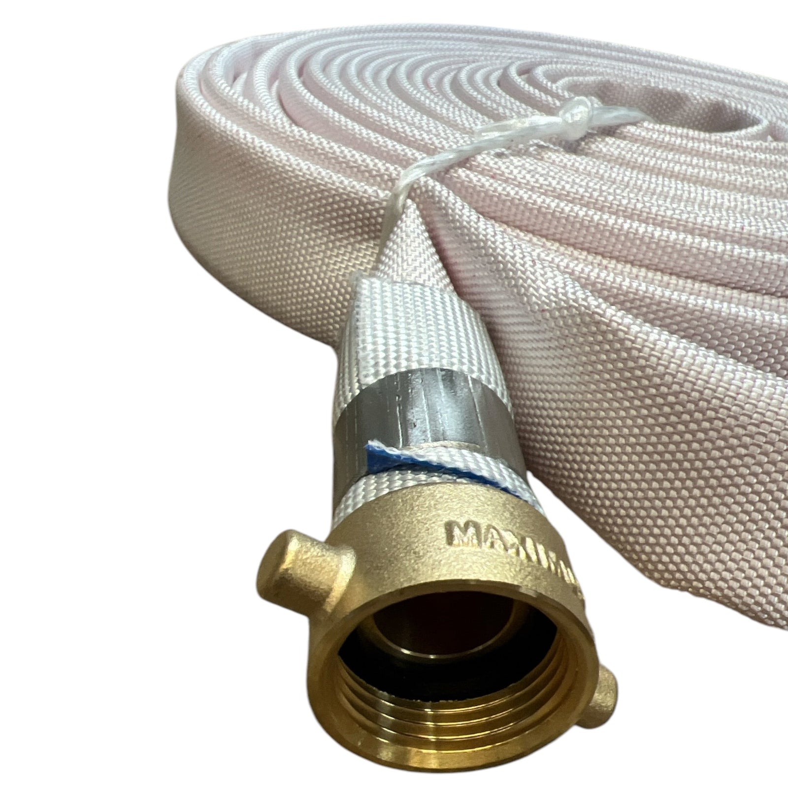 Excalibur Fire hose with Crimped Fittings and Fire Nozzle 25mm x 20mt Clearance - Hose Factory