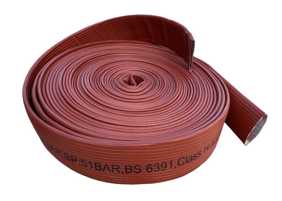 Fortex Fire Type 3 Rubber Extruded Fire Hose 38mm x 10m
