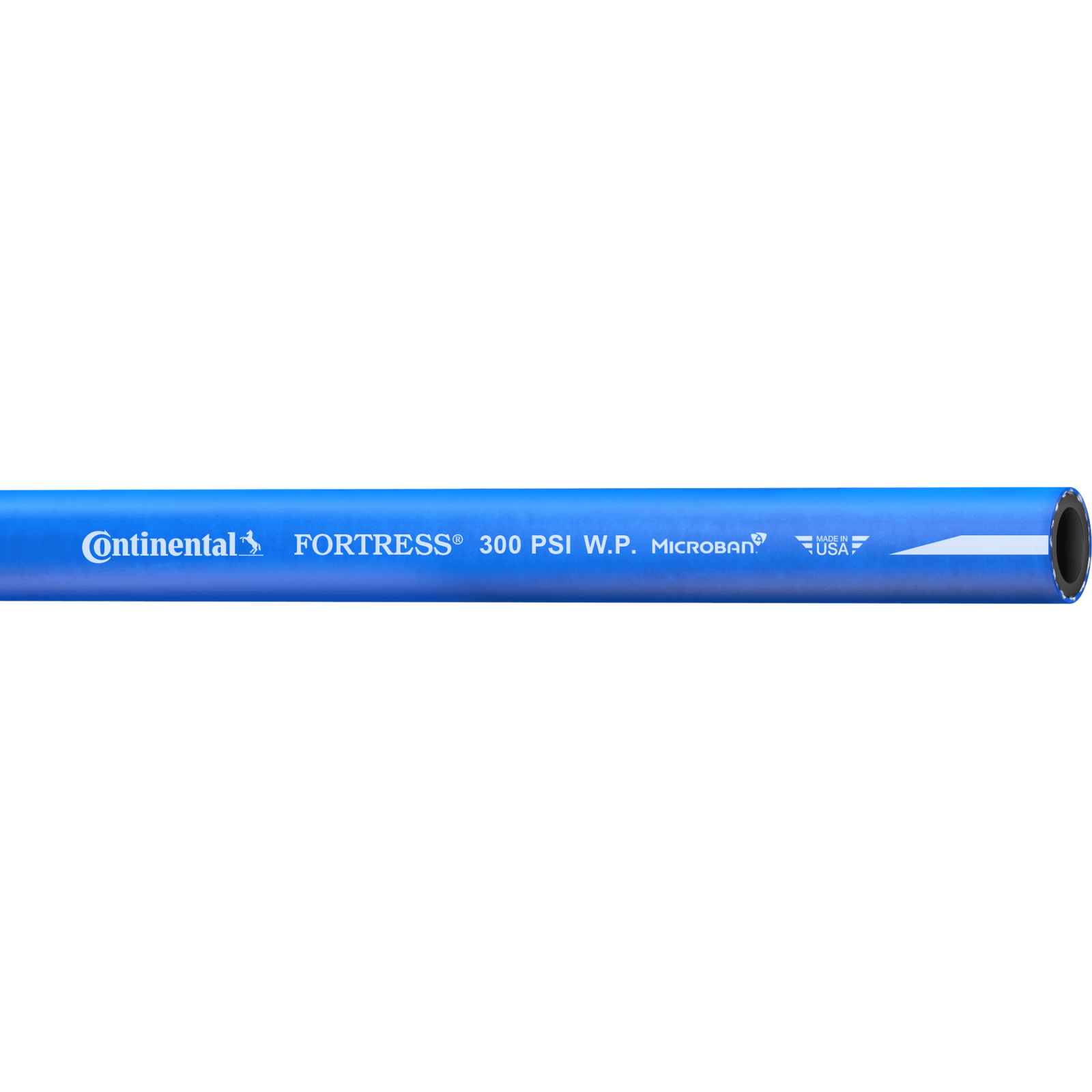 FORTRESS 300 with FDA Compliant White Tube Blue Food Washdown Hose - Hose Factory