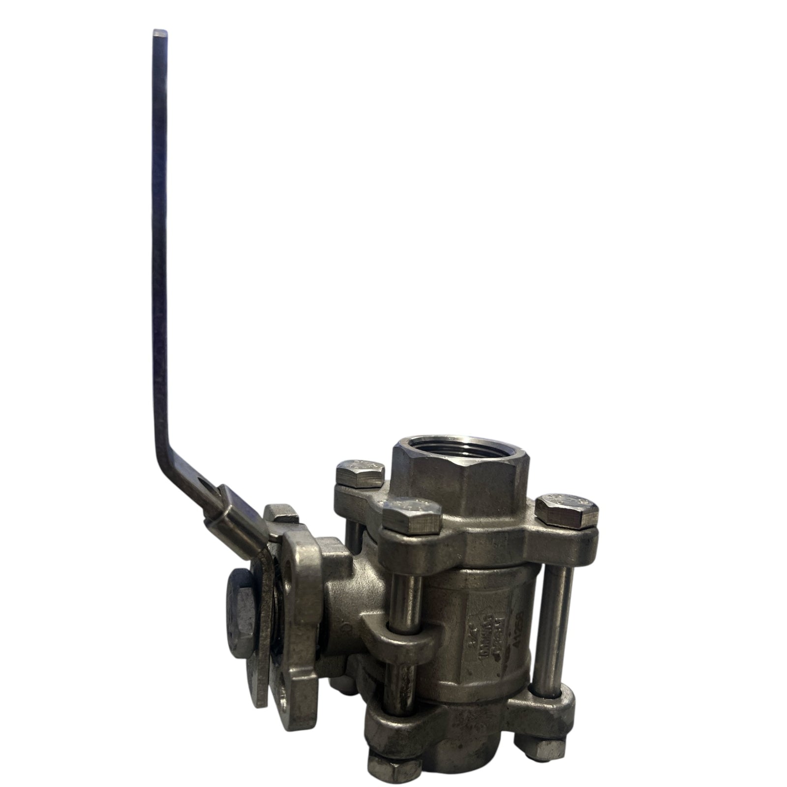 Full 316 Stainless Steel Ball Valve Piece Full Bore with Locking Device BSP - Hose Factory