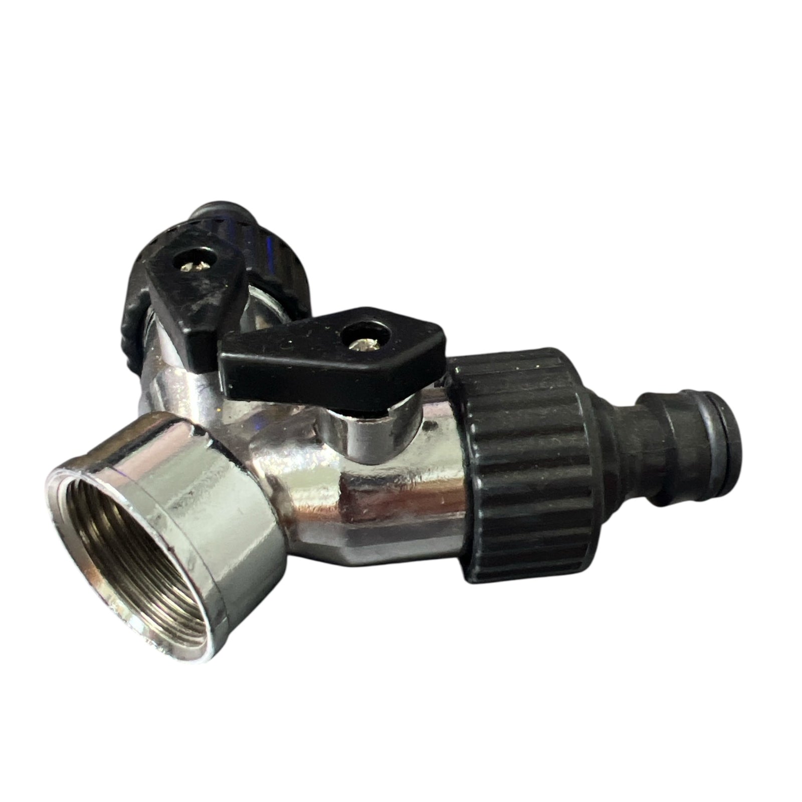 Chrome Garden Water 2 Way Tap - Hose Factory