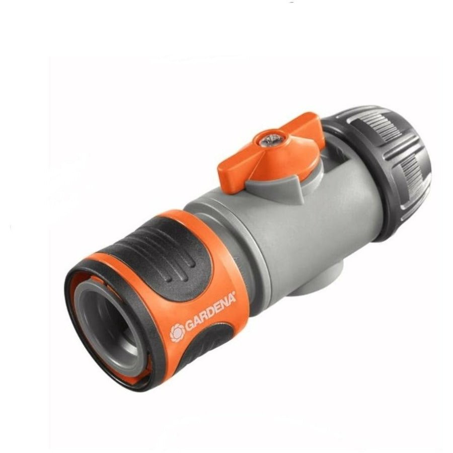 GARDENA 13mm Hose Connector With Control Valve