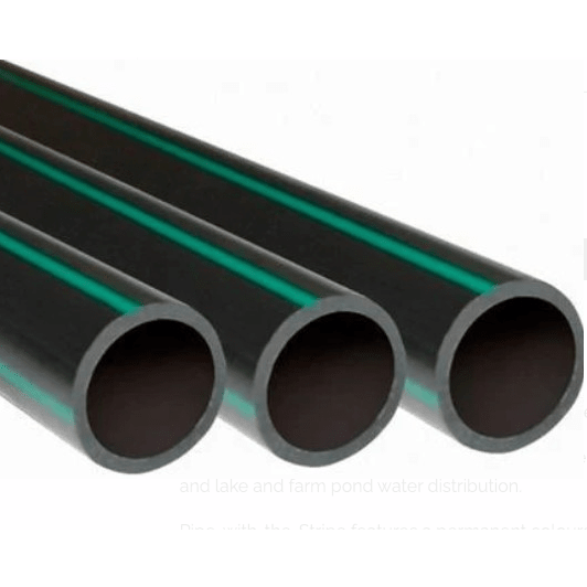 Green Stripe Rural 800 Poly Pipe - Hose Factory