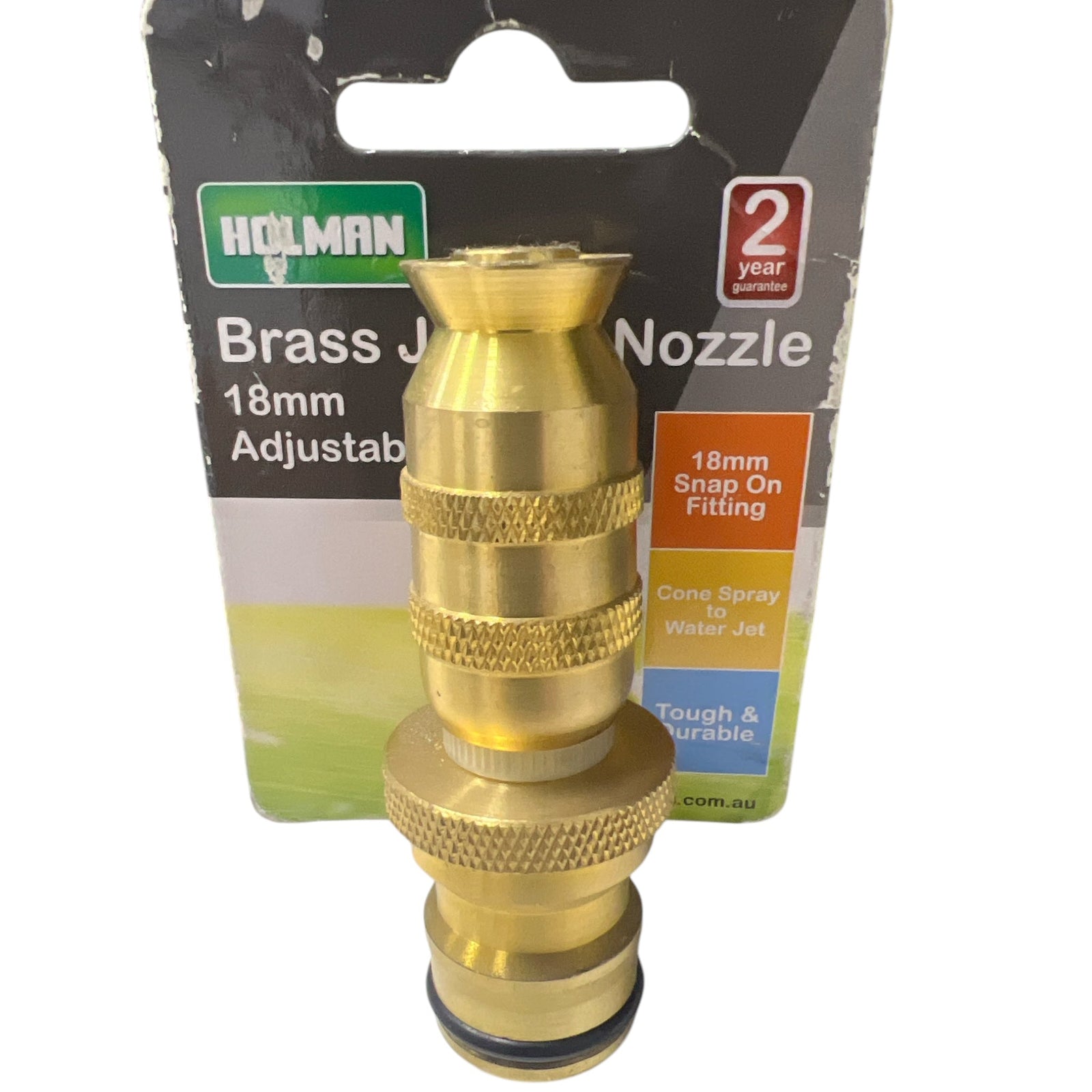 Holman Hi Flow Brass Jumbo Nozzle 12mm - Hose Factory