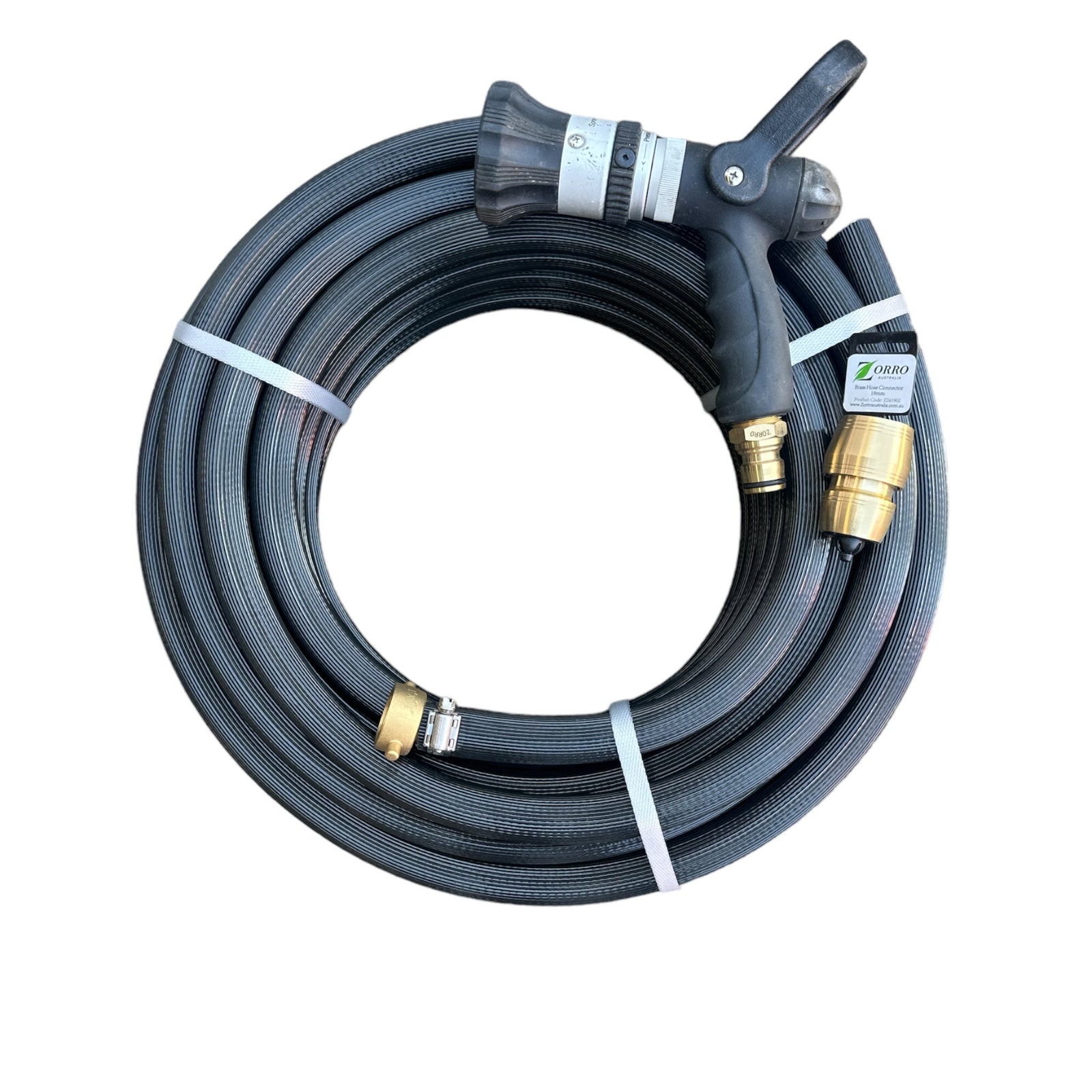 HOSE FACTORY Fire Reel Hose with snap on kit 19mm - Hose Factory