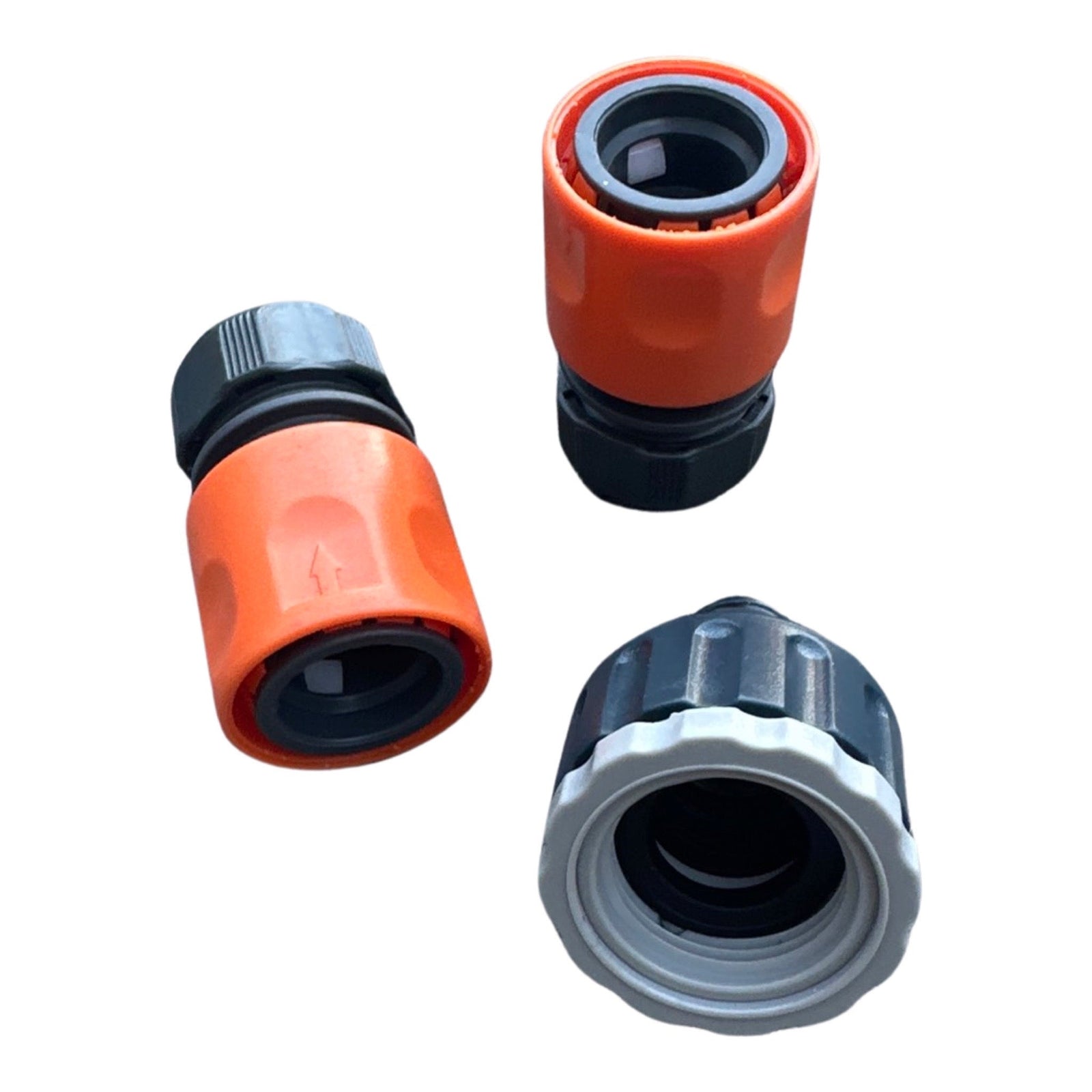HOSE FACTORY OzFlex Garden Water Hose with 3 Piece Plastic Fittings 12mm - Hose Factory