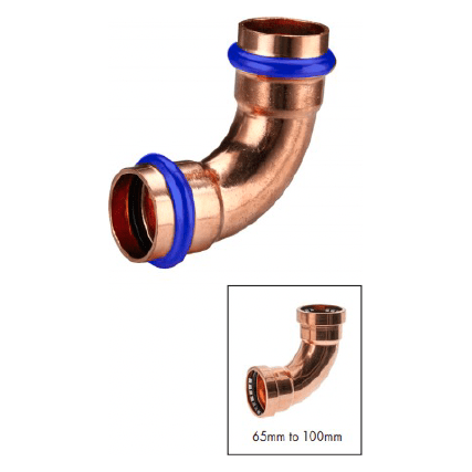 METPRESS Press Fit Elbow 90° F & F - Hose Factory