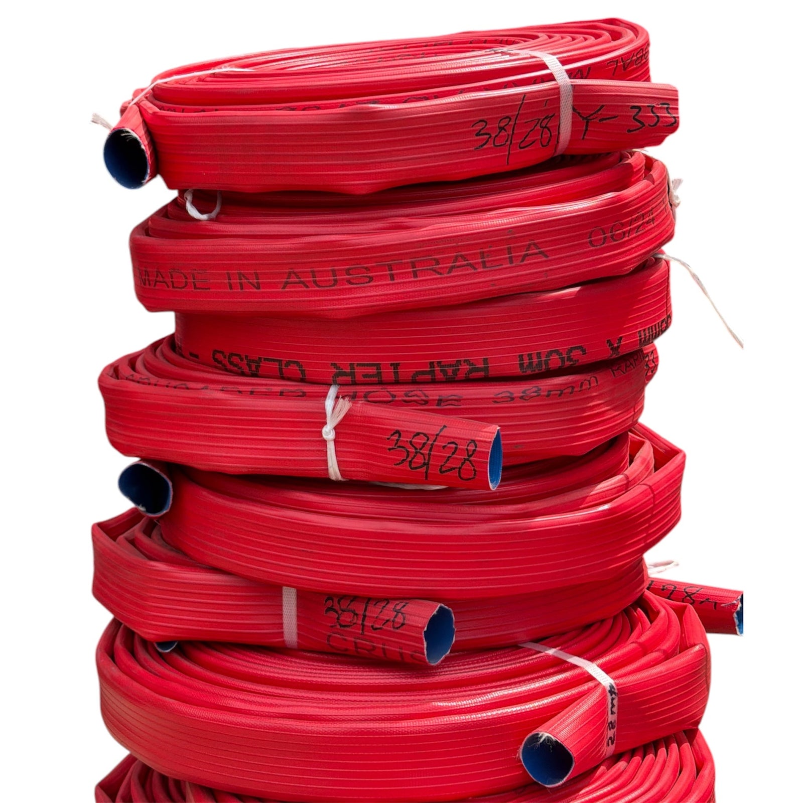 Rapier Heavy Duty Fire & Potable Water Layflat Hose 38mm CLEARANCE - Hose Factory