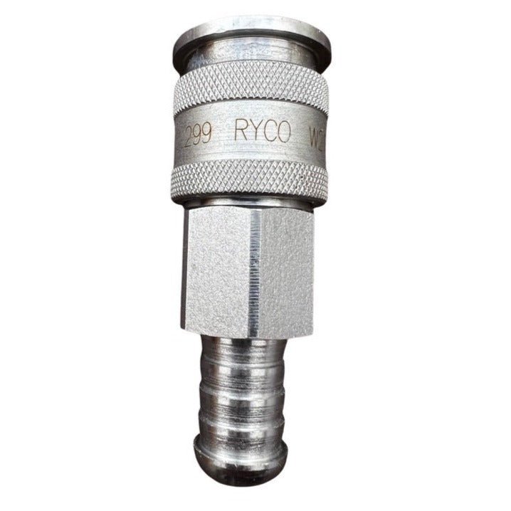 RYCO Genuine Steel Super - Hi - Flow Air Coupling with Hose Barb - Hose Factory