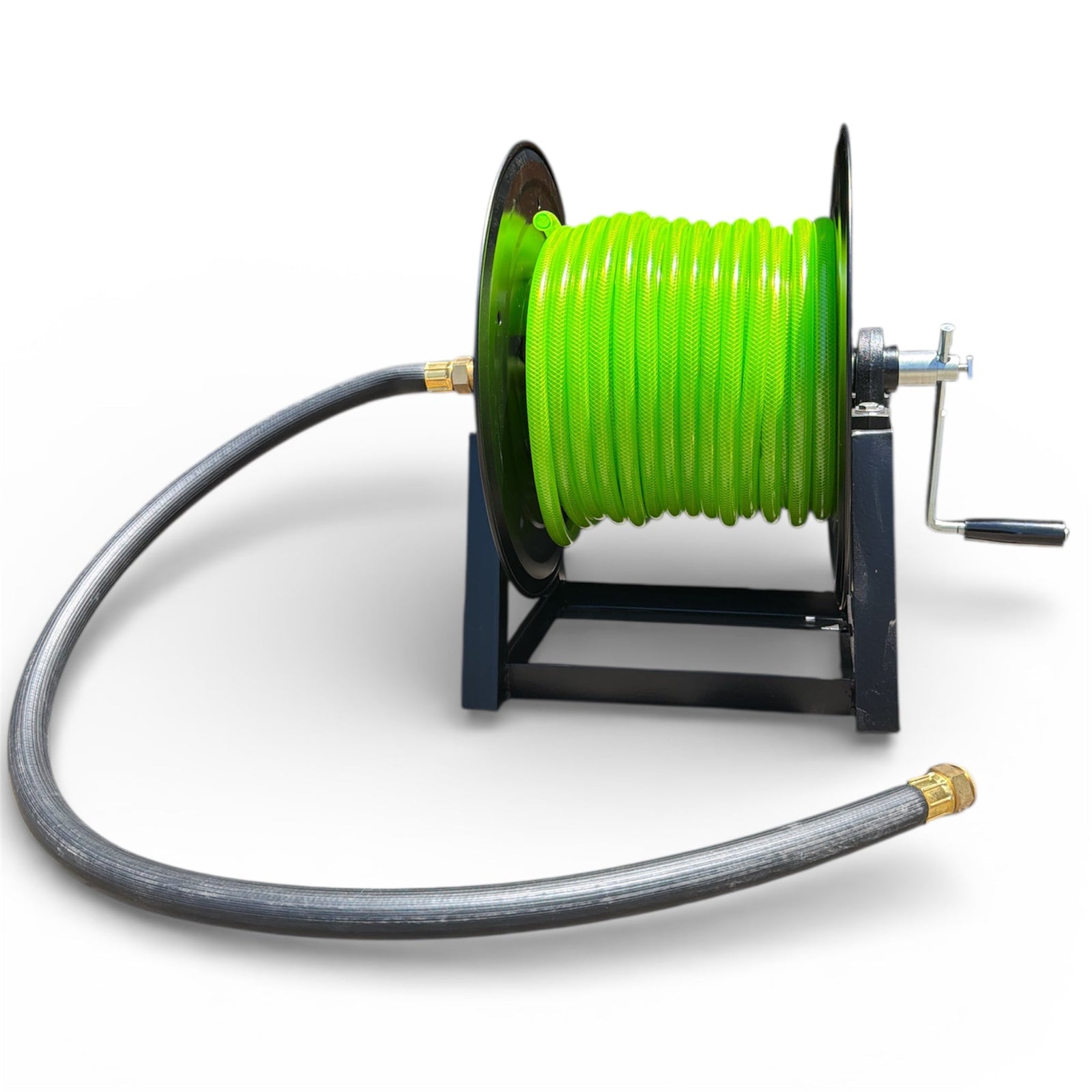 ZORRO Heavy Duty Mountable Reel with Barfell Aquamate Hose Bundle - Hose Factory