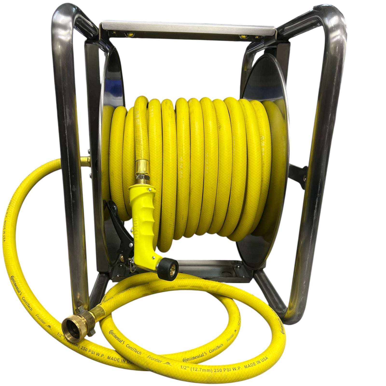 Zorro Pro SS Reel & Frontier EPDM High Temp Water Hose 12mm - Hose Factory
