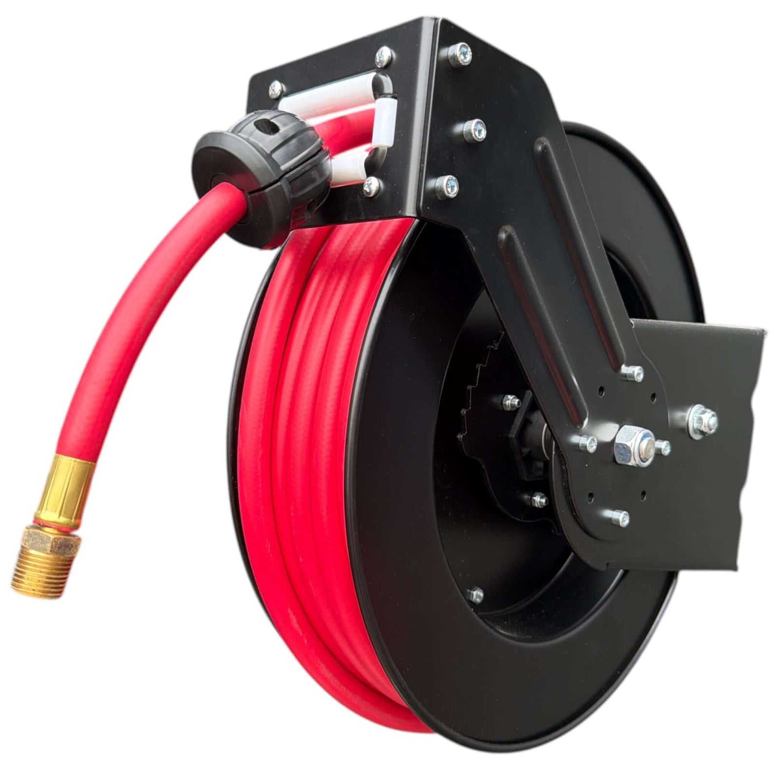 Zorro Retractable Reel with Barfell Hot Water and Air Hose 15m - Hose Factory