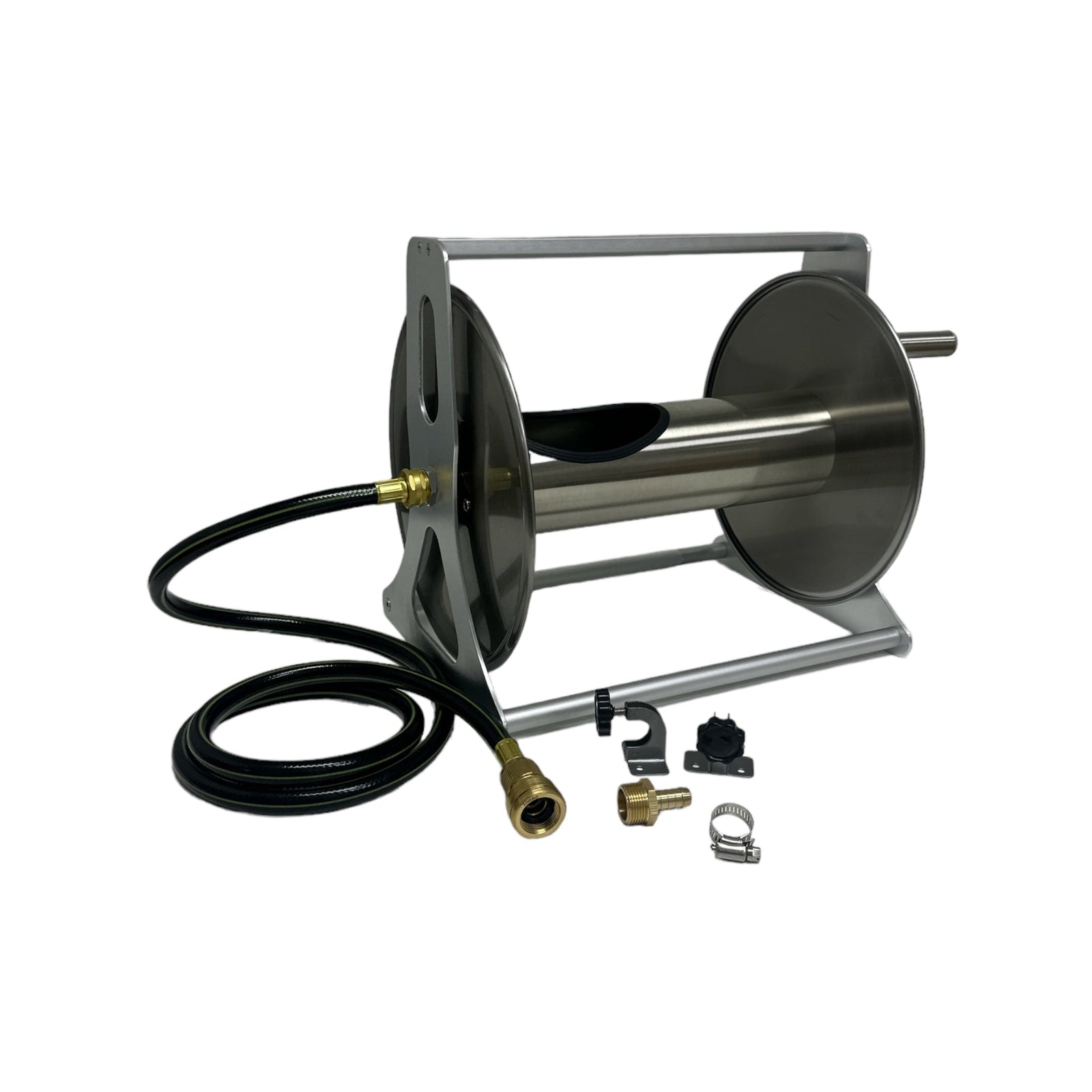 ZORRO SS Hose Reel & Caravan Drinking Water Hose with Brass Fittings 12mm x 30mt - Hose Factory