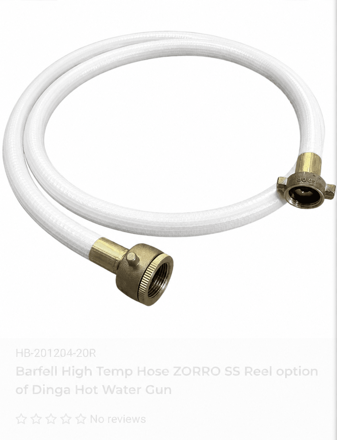 Zorro Ss Hot and Cold Wash Hose Bundle 12mm - Hose Factory