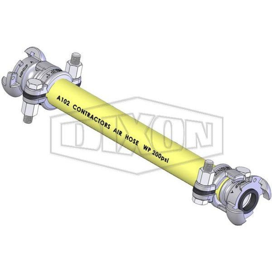 DIXON A102 Contractor's 20mm Yellow Fitted Hose in 20 metres
