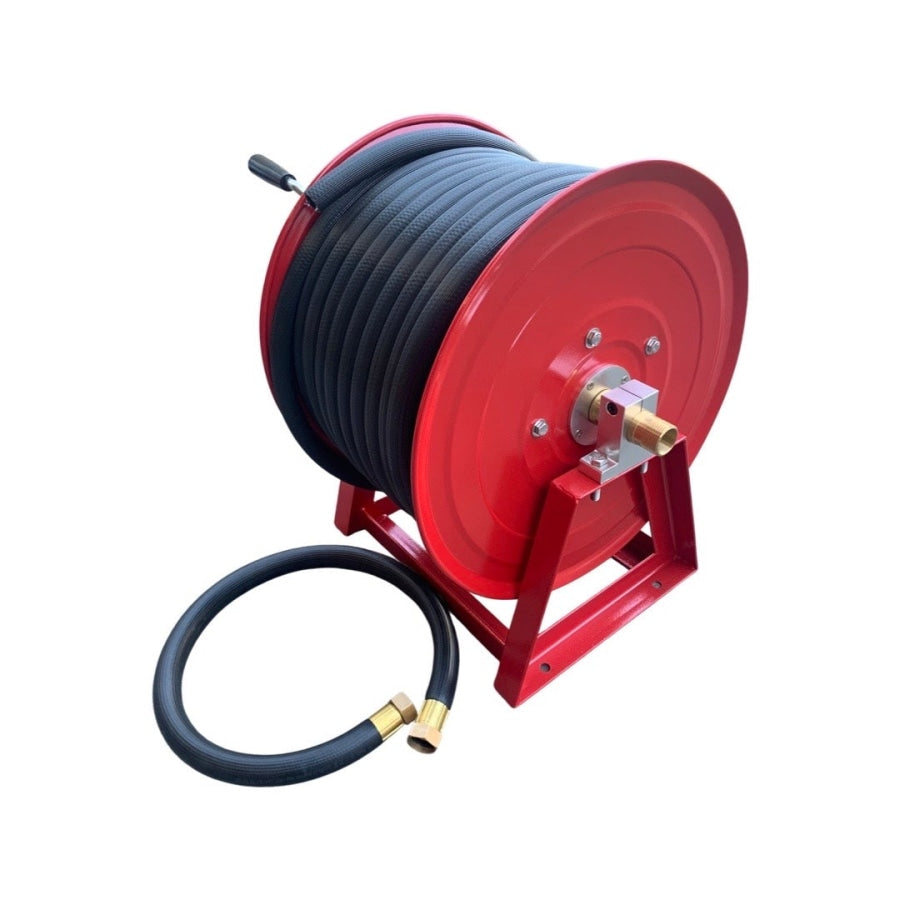 Hose Factory Fire Hose & Zorro Mountable Reel Bundle 19Mm / 20Mt Black Bundles