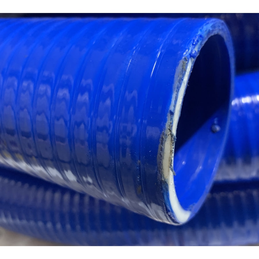 BLUE NITRILE / PVC 50mm Suction Hose in 20 metres