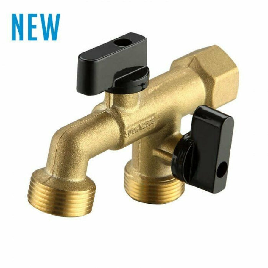 NEW Dual Outlet Garden Tap BR 15FI X 20MI