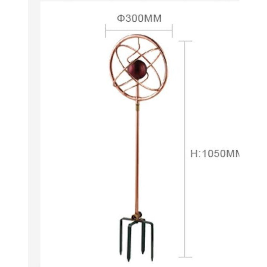 ZORRO Vortex Spinning Red Water Sprinkler with 12mm & 19mm Adaptor