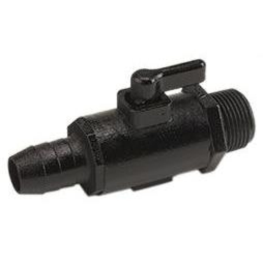 BANJO Standard 3/4" Hose Barb x 3/4" Male NPT Micro Valve - Hose Factory