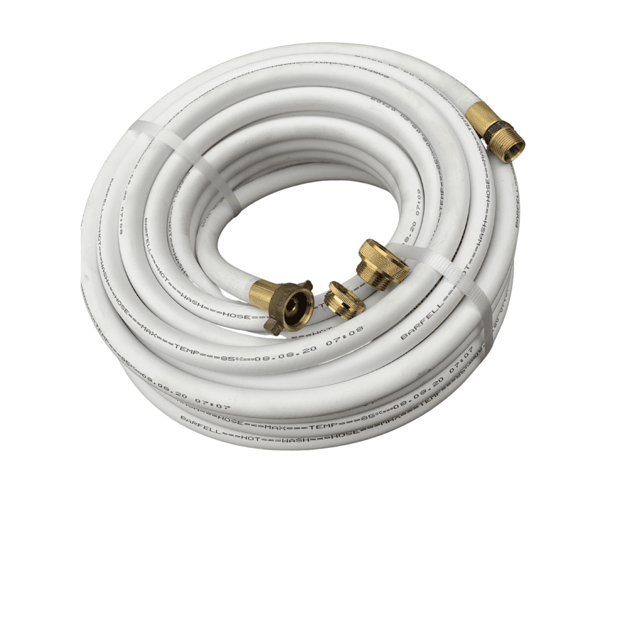 BARFELL High Pressure Hot Water Hose with Brass Fittings 12.5mm - Hose Factory