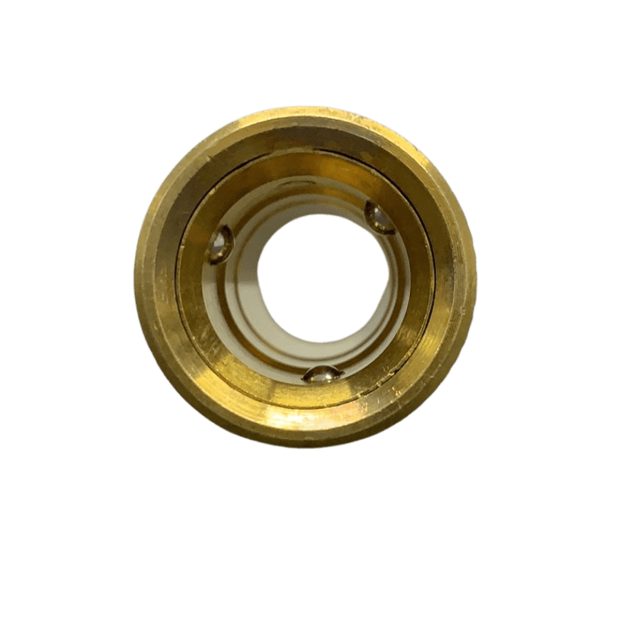 Brass 12mm Snap to 18mm Barb Snap Hose Connector - Hose Factory