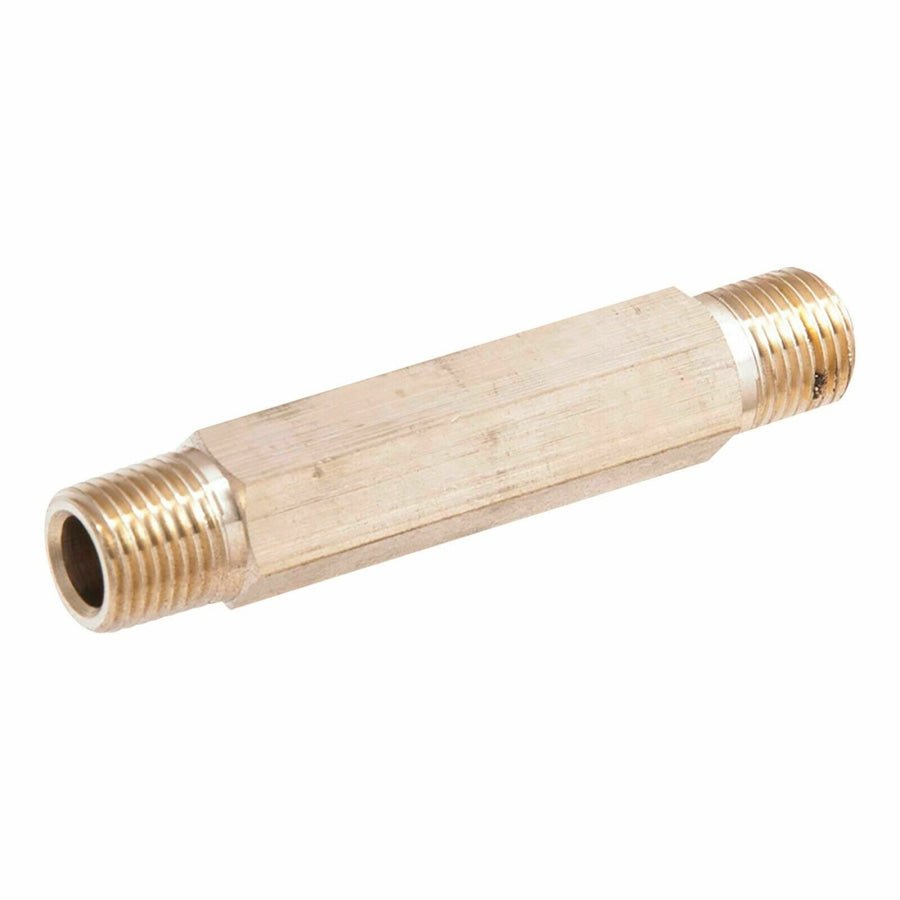 Brass Long Hex Nipple BSP Air Fitting - Hose Factory