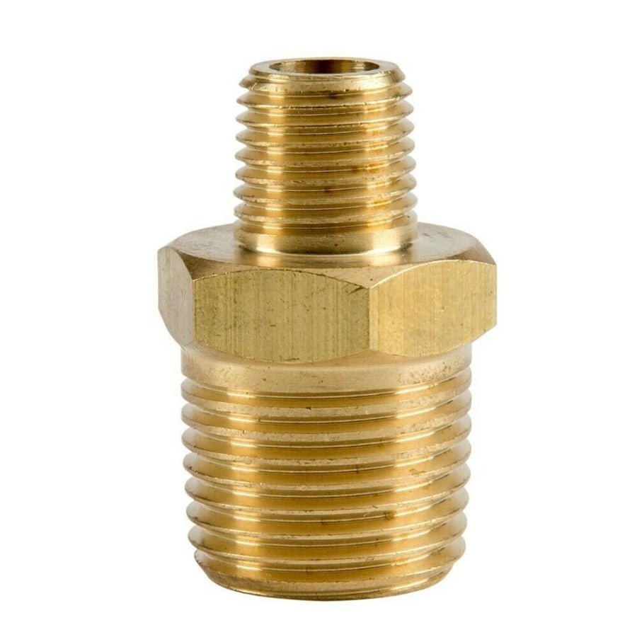 Brass Reducing Nipple BSPT Air Fitting - Hose Factory