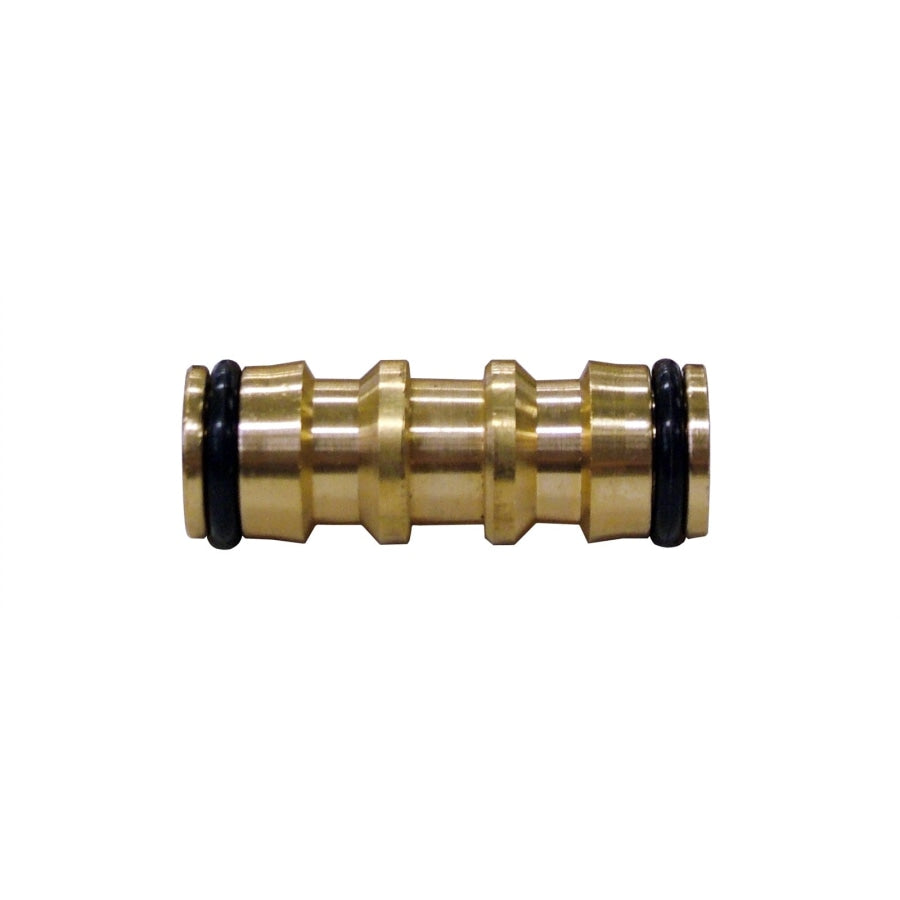 ZORRO 12mm - 1/2"  Brass 2-Way Coupling Joiner Hose Fitting Connector