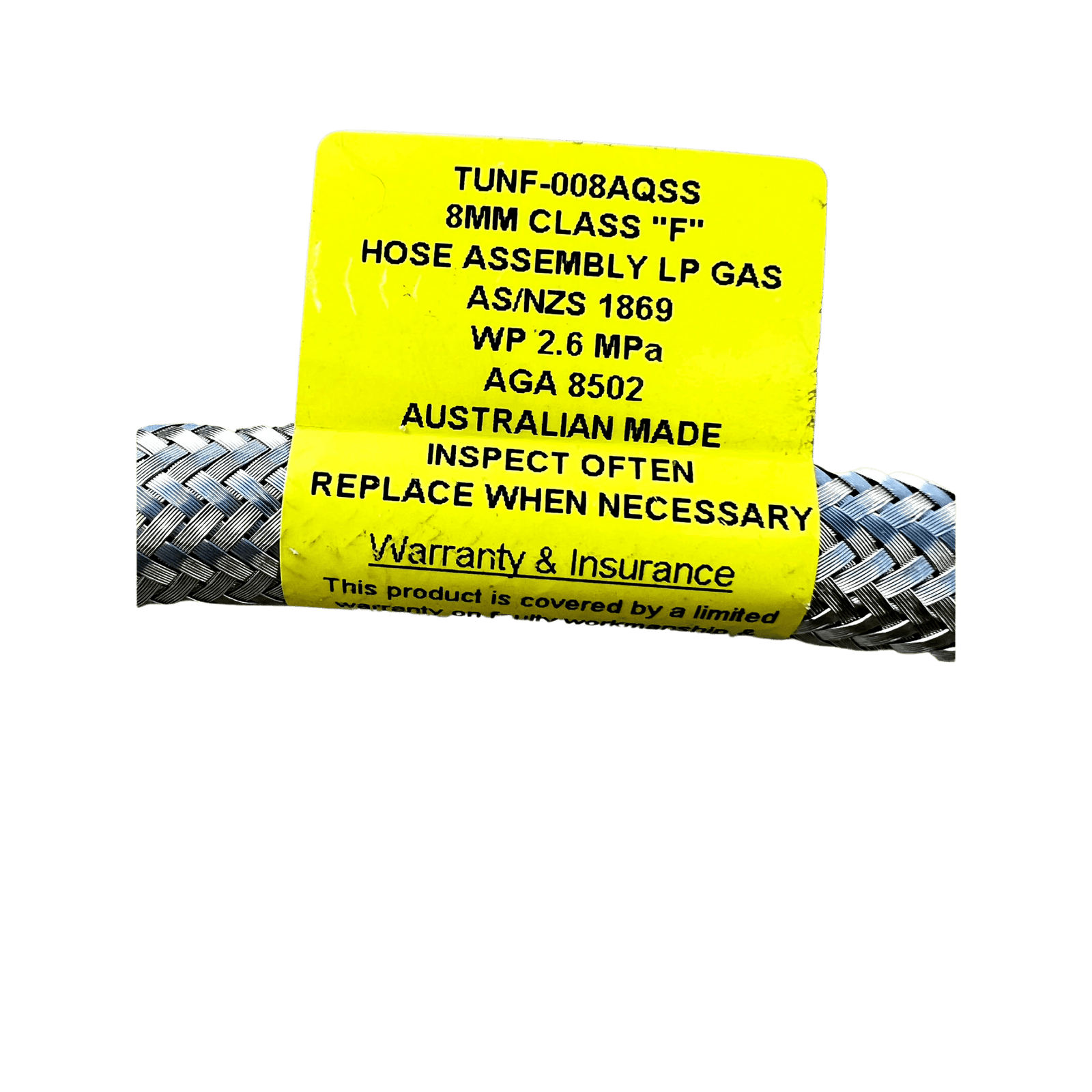 Dual Stainless Steel Gas Hose Kit Regulator Valve QCC Coupling UNF Thread - Hose Factory