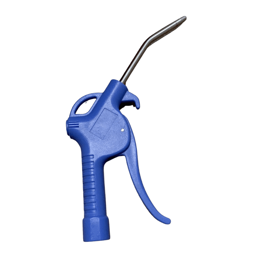 Hi - Qual Air Blow Gun 4” Long Angled Nozzle 1/4” BSP - Hose Factory