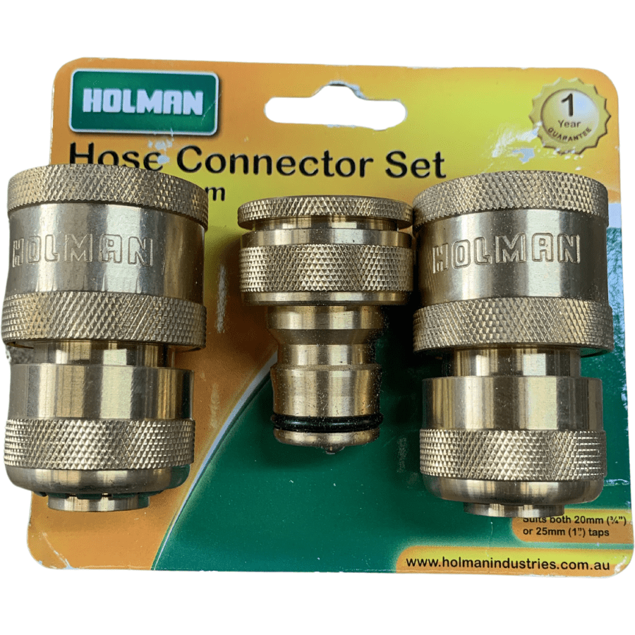 HOLMAN 3 Piece Hose connector set 3/4” - Hose Factory