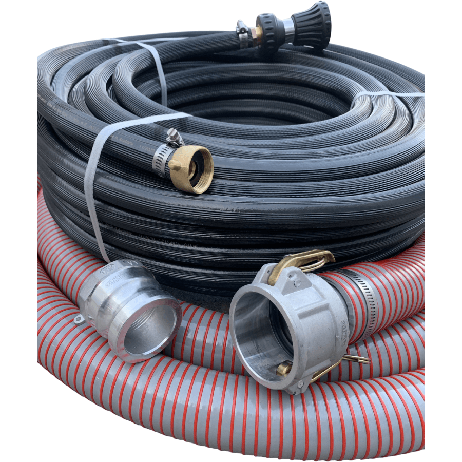 Hose Factory Fire Fighting Water Pump Hose Kit 38mm Suction & 19mm Fire Hose - Hose Factory