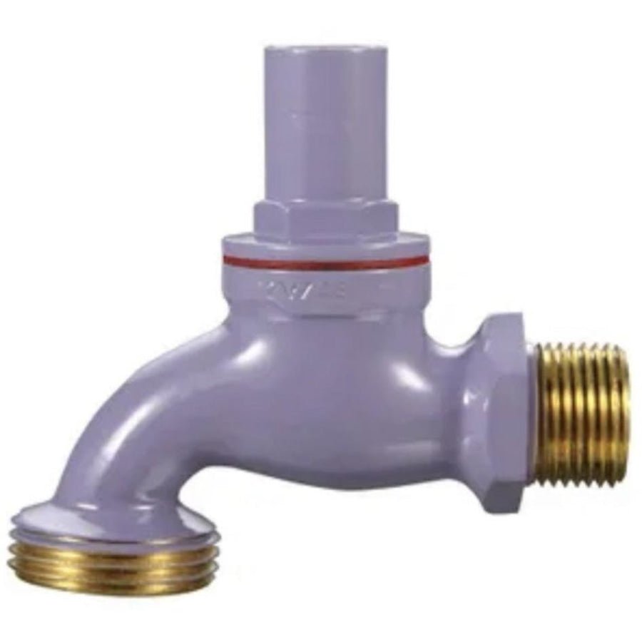 Hose Tap Recycled Water Lilac Male Inlet 15mm - Hose Factory