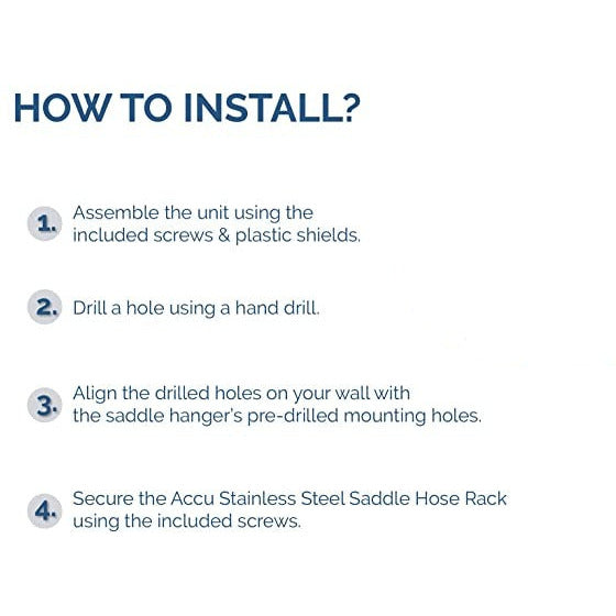 ZORRO Stainless Steel Saddle Hose Hanger