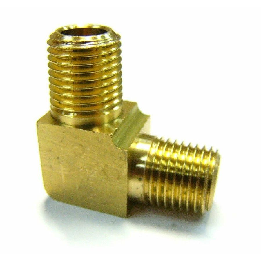 Male to Male Brass Elbow Air Fitting BSPT - Hose Factory